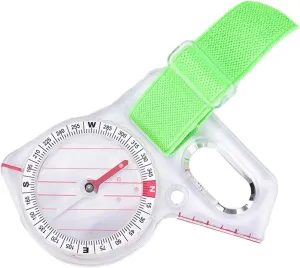 1 Pc Outdoor Professional Thumb Compass Elite Competition Orienteering Compass Portable Compass Map Scale Compass，Provide Accurate Direction Assistance, Easy to Carry