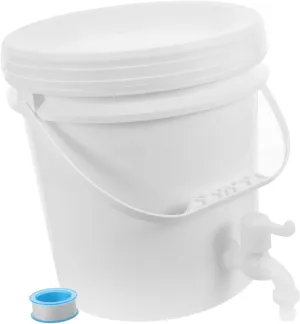 10l Portable Camping Water Container Collapsible Sink with Faucet Outdoor Water Storage Bucket Large Capacity Storage Jug