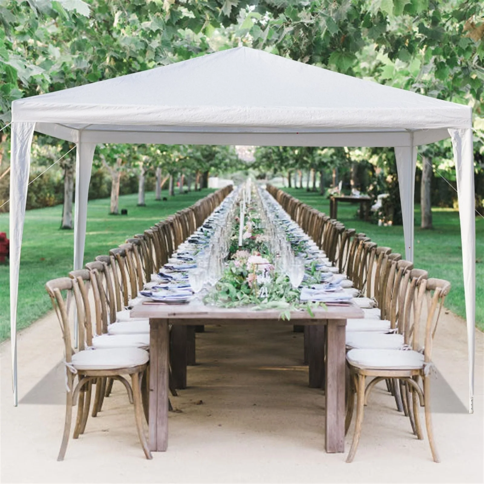 10''x10''(3 x 3m) Three Sides Waterproof Tent with Spiral Tubes XH