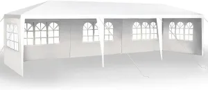 10'x30' Party Tent, Outdoor Wedding Tent Water-Proof Canopy Tent with 5 Removable Walls for Wedding Parties Camping