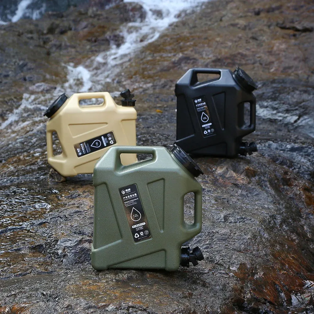 12L (3.17 Gallon) Portable Water Container with Faucet