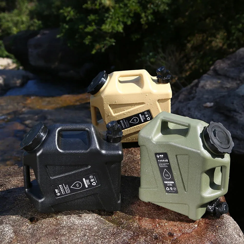 12L (3.17 Gallon) Portable Water Container with Faucet
