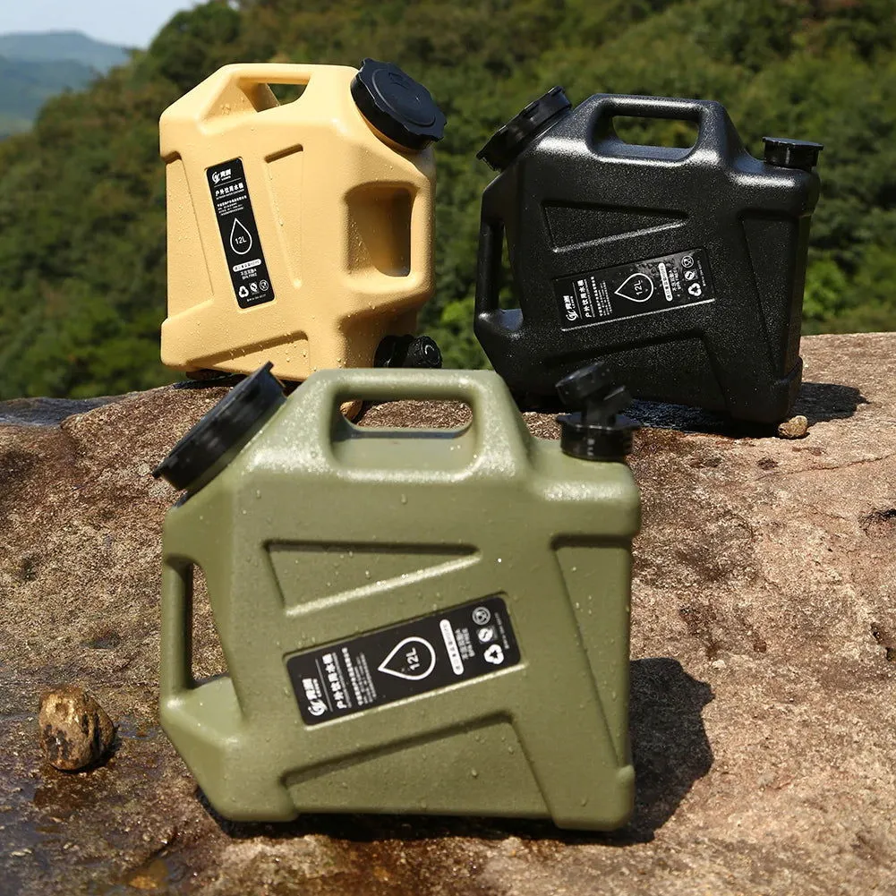 12L (3.17 Gallon) Portable Water Container with Faucet