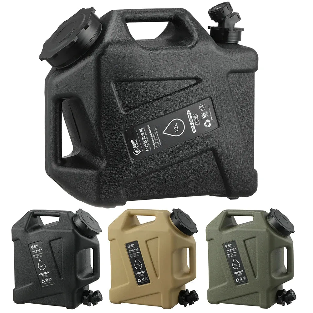 12L (3.17 Gallon) Portable Water Container with Faucet
