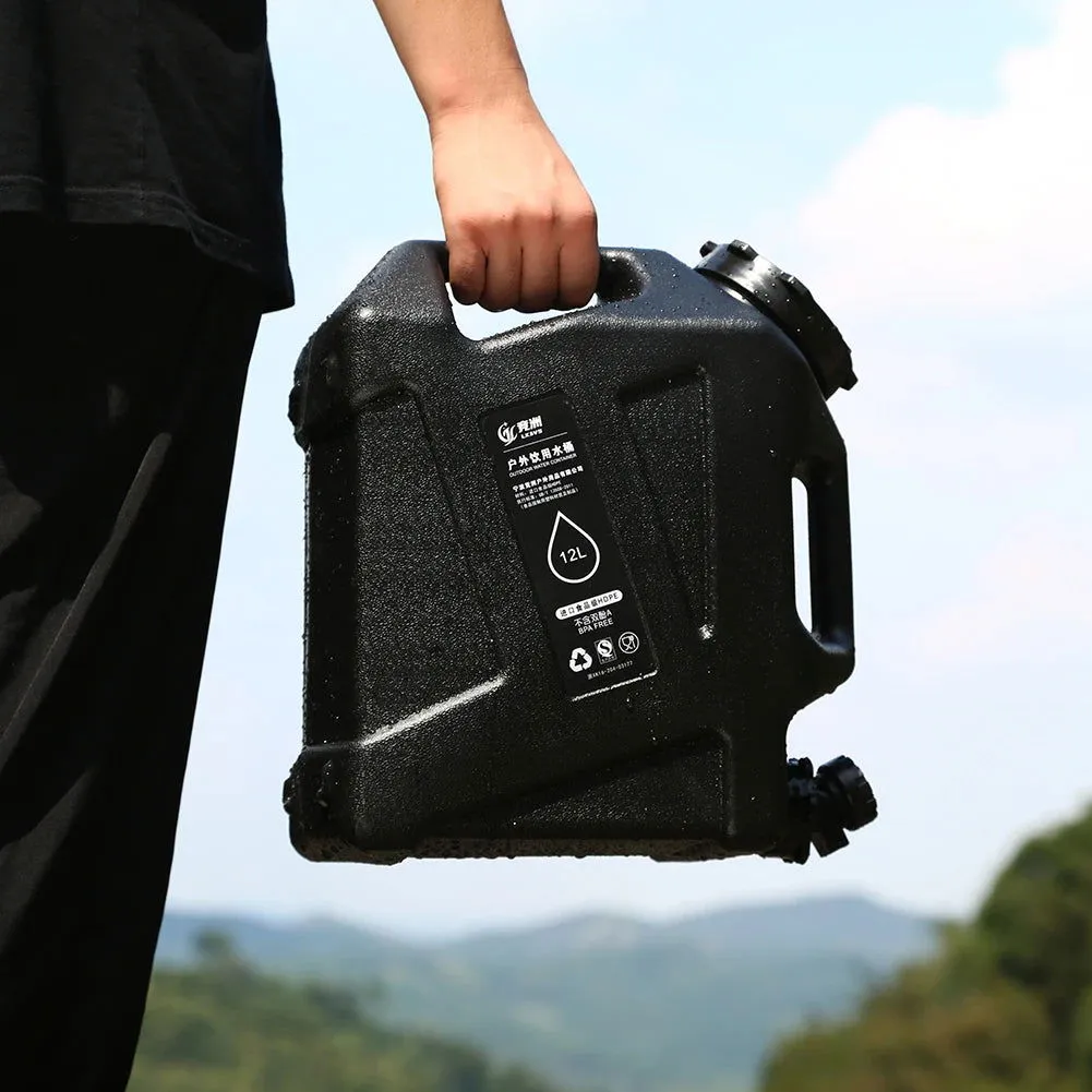 12L (3.17 Gallon) Portable Water Container with Faucet