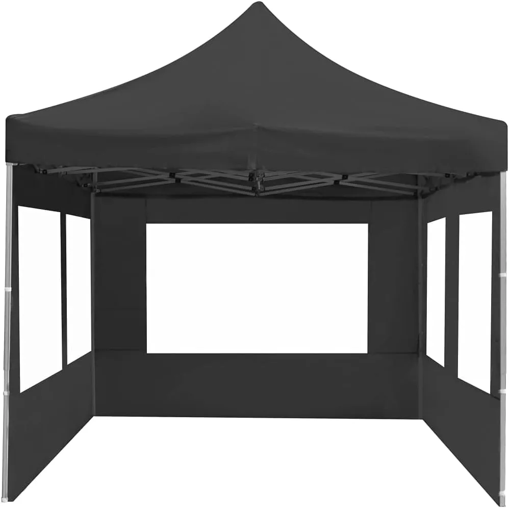 19.7'x9.8' Anthracite Heavy Duty Party Tent with Walls, Aluminum Frame Outdoor Gazebo Canopy for Backyard Events, BBQ, Garden Gatherings & Patio Shade