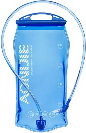 1L/ 2L/ 3L Hydration Bladder, BPA Free Leak Proof Water Storage Bladder Bag, Water Reservoir Hydration Pack Replacement for Hiking Camping Biking Backpacking, Blue