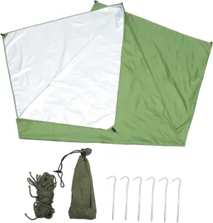 1Set Tarp Awning Shade Tent for Person Outdoor Activities UV Protection and Heat Insulating Camping Tarp for Beach and Hiking Easy Folding Design