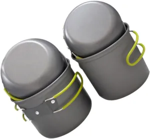 2-3 Person Outdoor Camping Cookware Set Portable Picnic Pot Kettle Boil Water Kettles for Camping