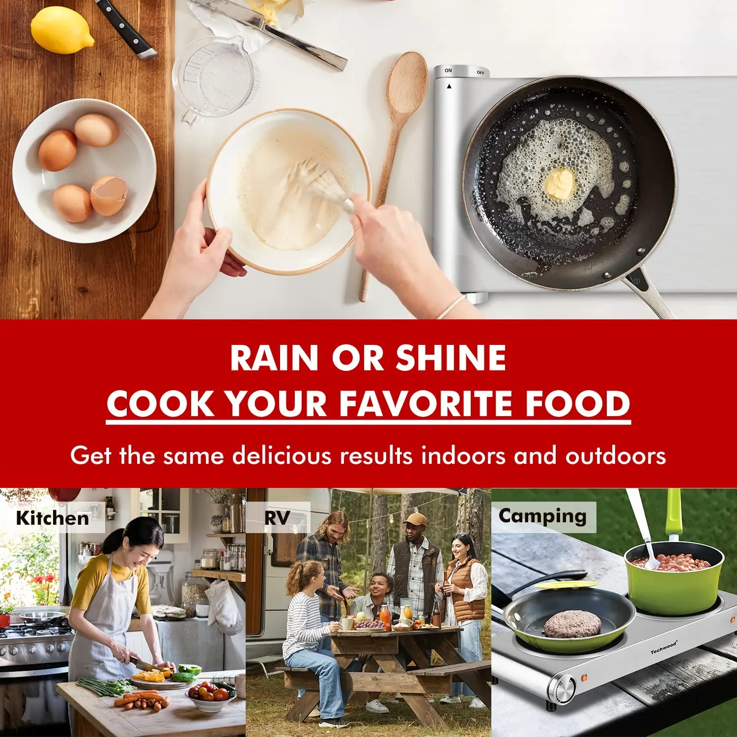 2-Burner Electric Hot Plate