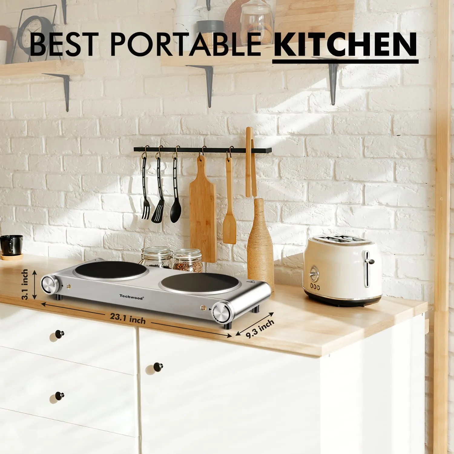 2-Burner Electric Hot Plate