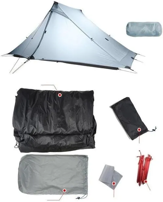 2-Person Outdoor Ultralight Camping Tent – 3 Season pro Gear