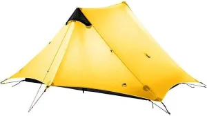 2 Person Tents Camping Folding Camping Tent Outdoor Sun Shade Double Layer Backpacking Tent 3-4 Seasons Easy Set Up for Outdoors Camping