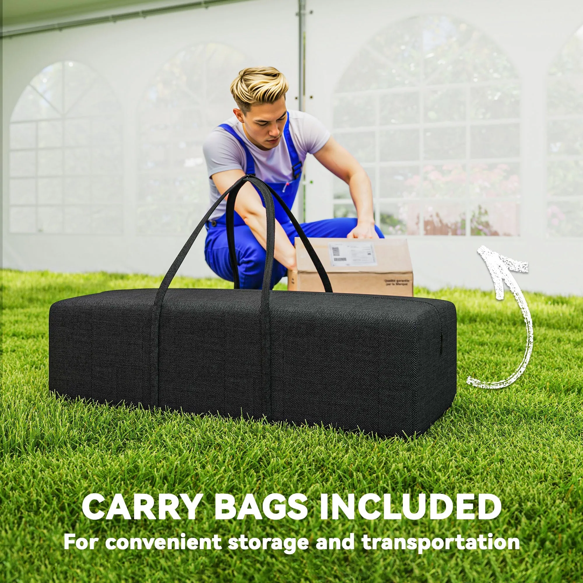 20' x 30' Heavy Duty Party Tent with 480gsm Fabric & Carry Bags