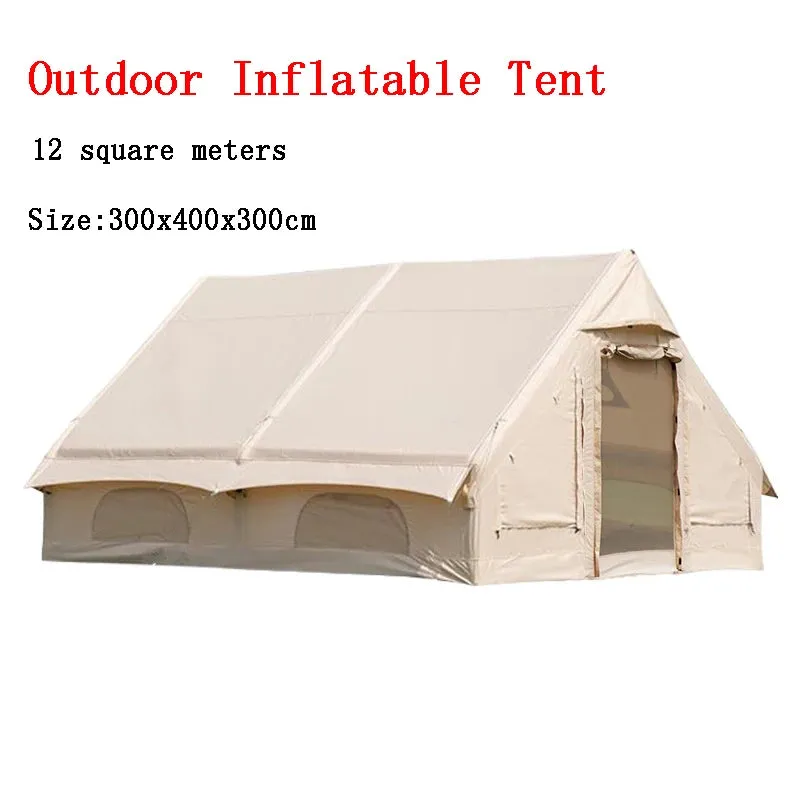 2023 New Large Camping Tent: Waterproof Inflatable Tent House for Family Hiking, Camping, Backpacking, and Beach Trips