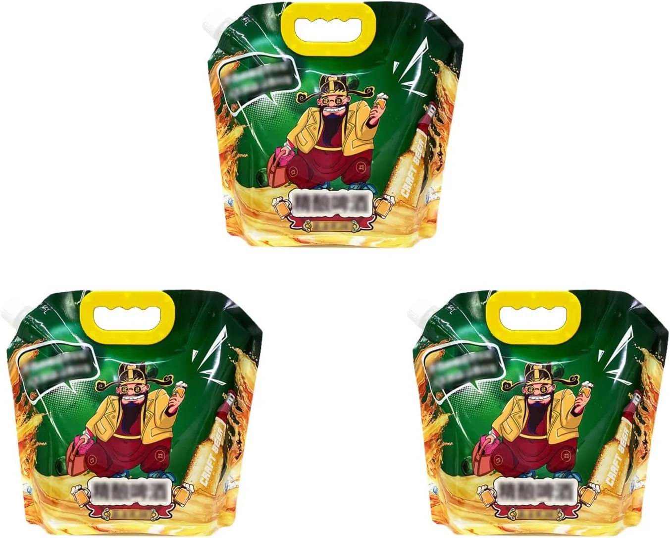2024 New Collapsible Water Container Bag, Portable Clear Plastic Water Bag, Food Grade BPA Free Outdoor Camping Water Storage Bag for Camping Hiking Backpack Emergency(3PCS,2.5L)