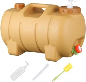 20L Water Container with Faucet Portable Bucket with Faucet Camping Water Container Leak-Proof Drinking Storage Kettle Large Water Dispenser Carrier for Outdoor Vehicle Car Camping