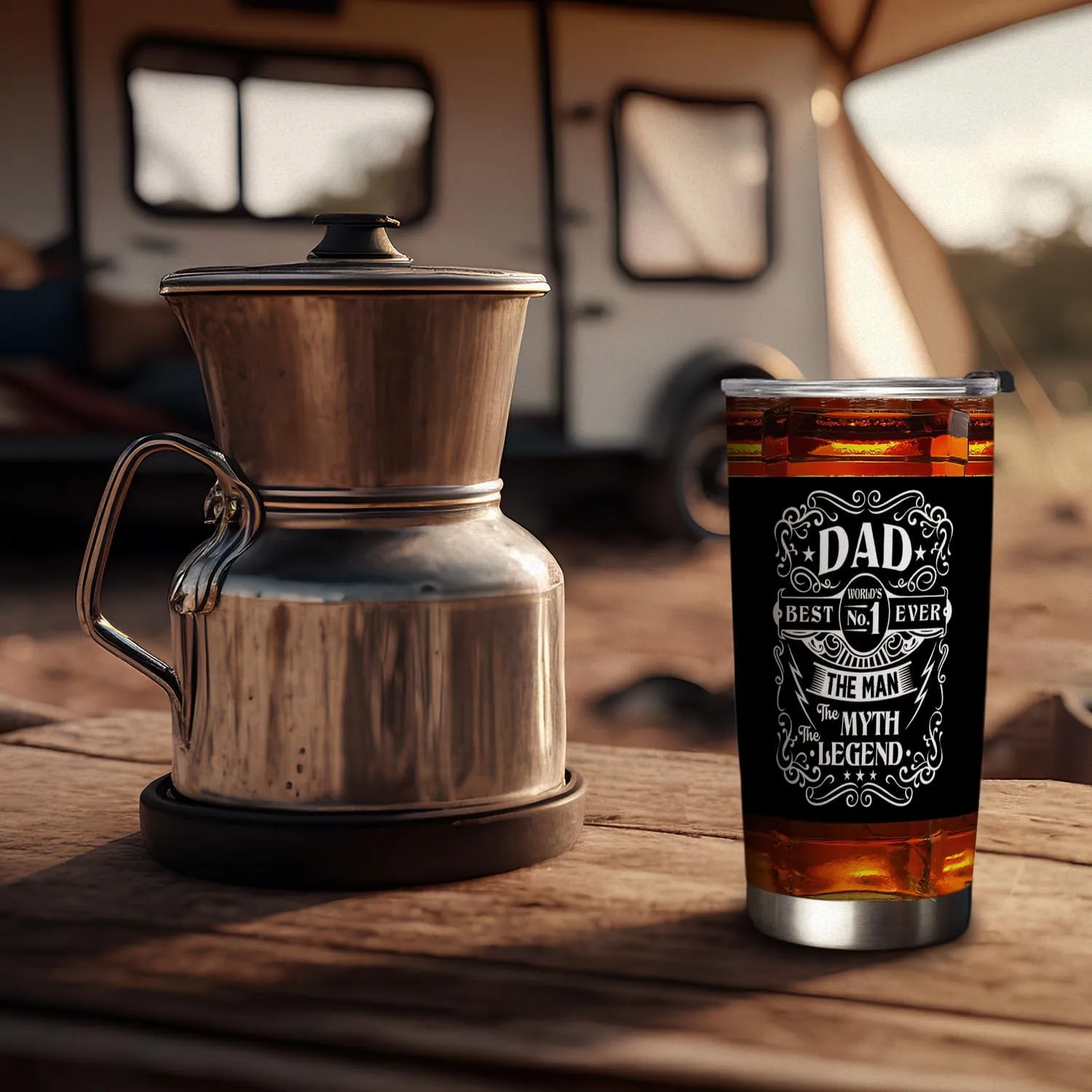 20oz Valentines Day Gifts for Him, Unique Birthday Gifts for Men, Dad, Son, Husband, Fathers Gifts, Father Man Myth Legend Dad Tumbler Cup, Travel Coffee Mug with Lid
