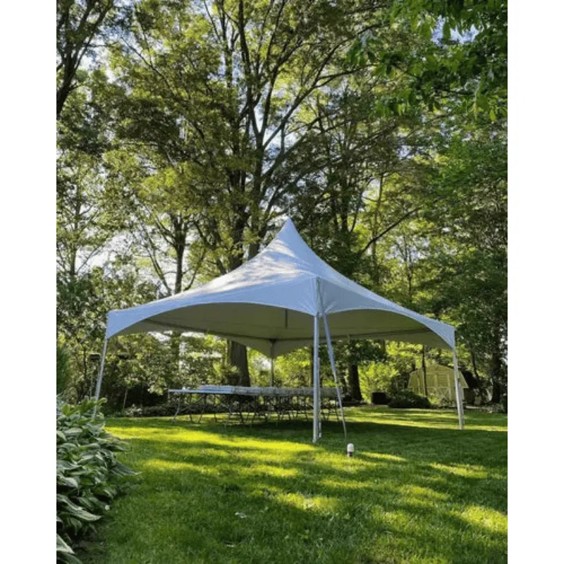 20x20 High Peak Cross Cable Frame Tent