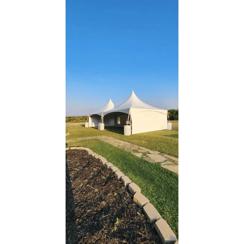 20x20 High Peak Cross Cable Frame Tent