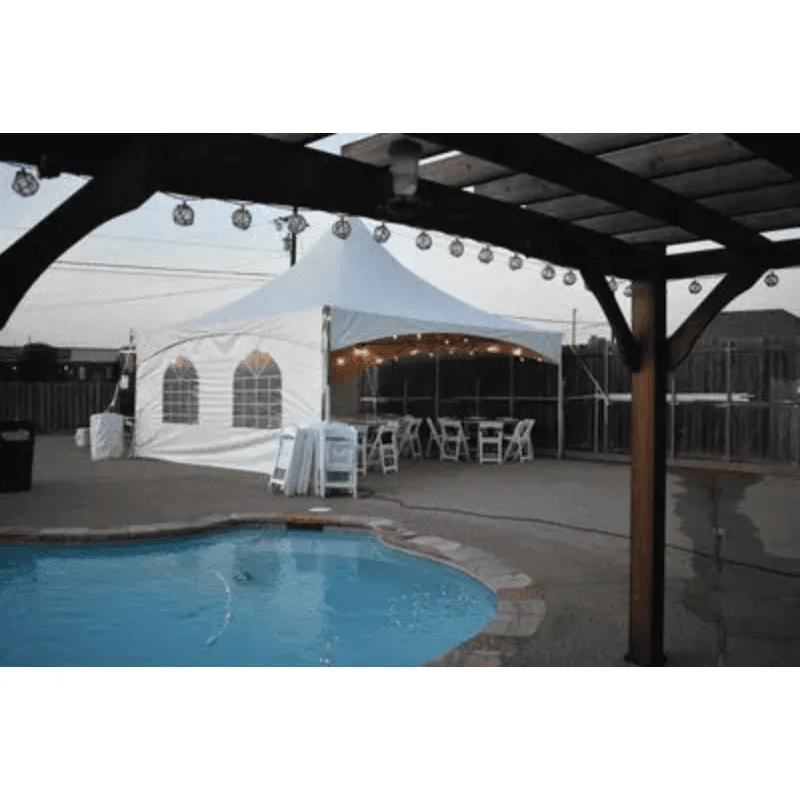 20x20 High Peak Cross Cable Frame Tent