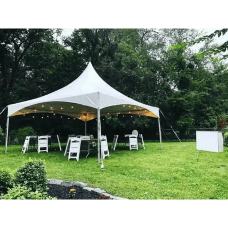 20x20 High Peak Cross Cable Frame Tent
