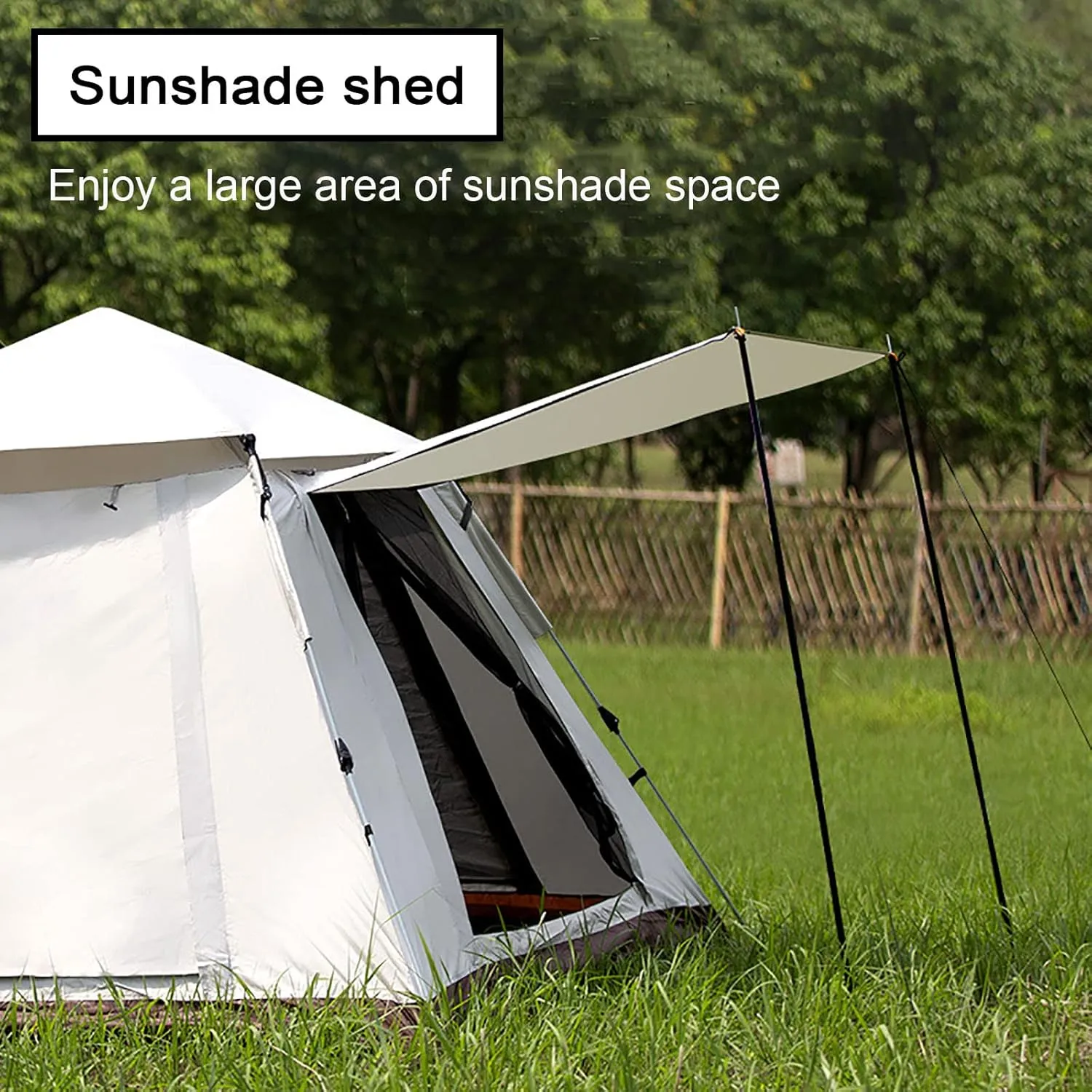 2/3/4 Person Pop Up Tent with Carry Bag, Waterproof Windproof Family Camping Tent with 2 Door & 2 Mesh Window,Setup in 60 Seconds,Instant Tent for Hiking & Travel,Upgraded Ventilation
