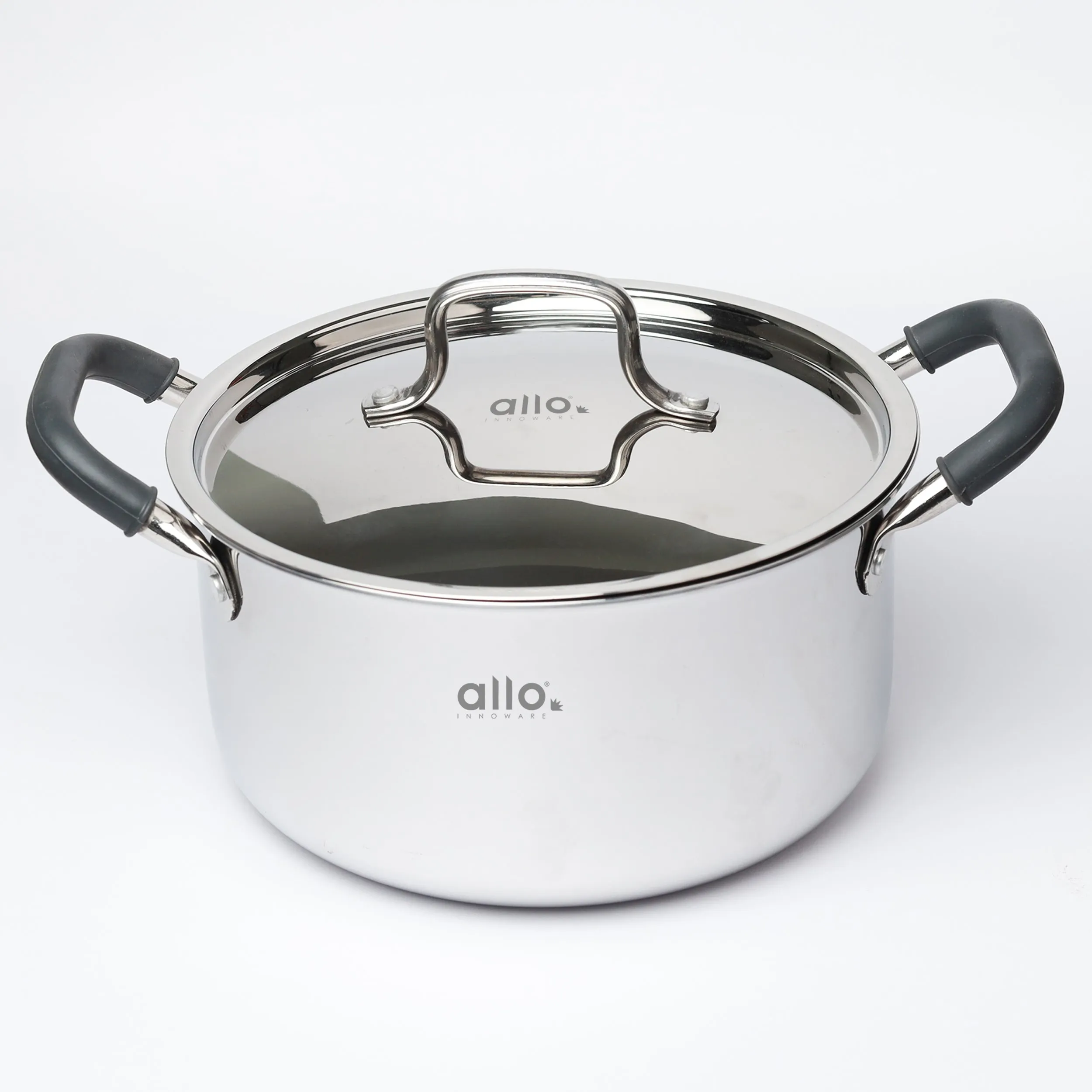 2.3L Allo CookSafe TriPly Saucepot | With Stainless Steel Lid | Induction Friendly | 18cm