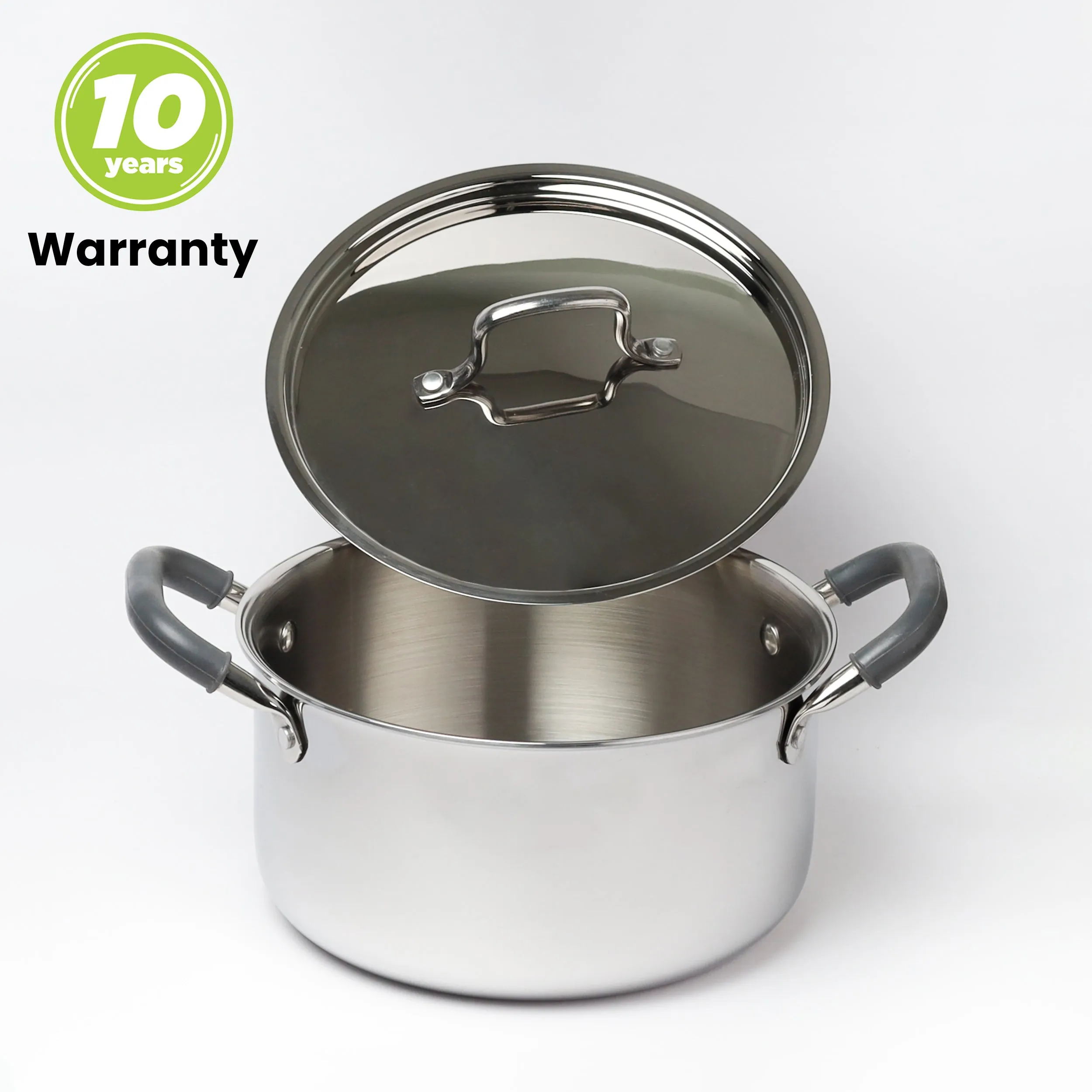 2.3L Allo CookSafe TriPly Saucepot | With Stainless Steel Lid | Induction Friendly | 18cm