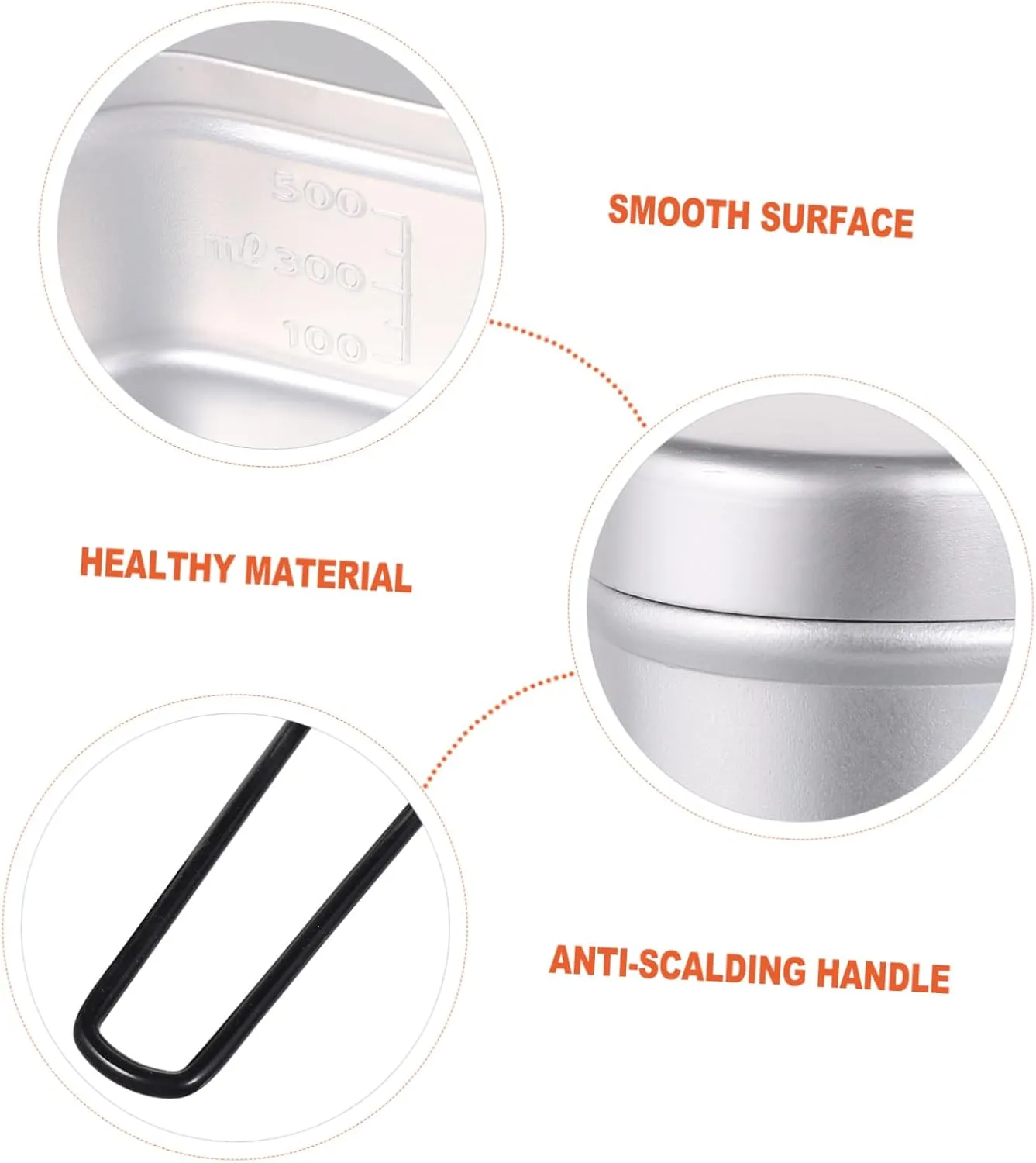 2pcs Portable Aluminum Alloy Square Lunch Box Folding Handle for Outdoor Camping and Picnics Space-saving Design for Travel and Food Storage
