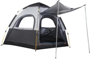 3-4 Person Camping Tent 270x270x150CM 210D Oxford 190T PU3000MM Camping Tent UV Protection Waterproof Tent