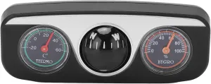 3-in-1 Dash Mount Compass with Thermometer and Hygrometer, Essential Navigation Tool for Car and Outdoor Adventures, for Camping and Travel