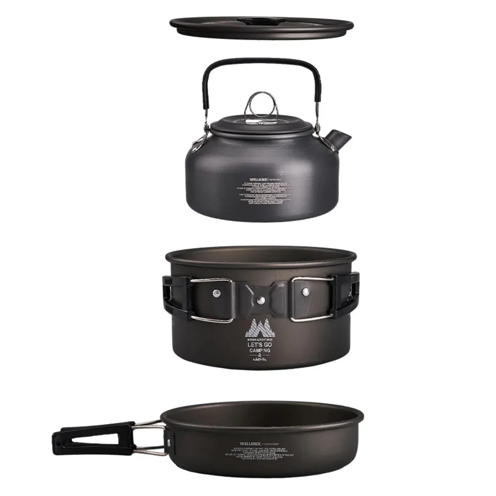 3 Piece Camping Cookware Set