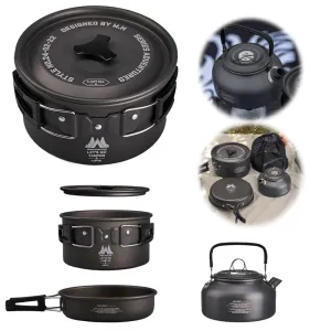3 Piece Camping Cookware Set