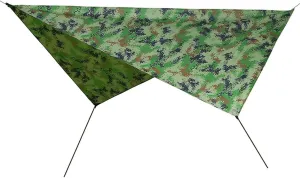 300x300cm Waterproof Rain Fly Tent Camping Tarp Cover Sunshade Cloth Picnic Mat Footprint Hammock Shelter for Outdoor Hiking Picnic Beach