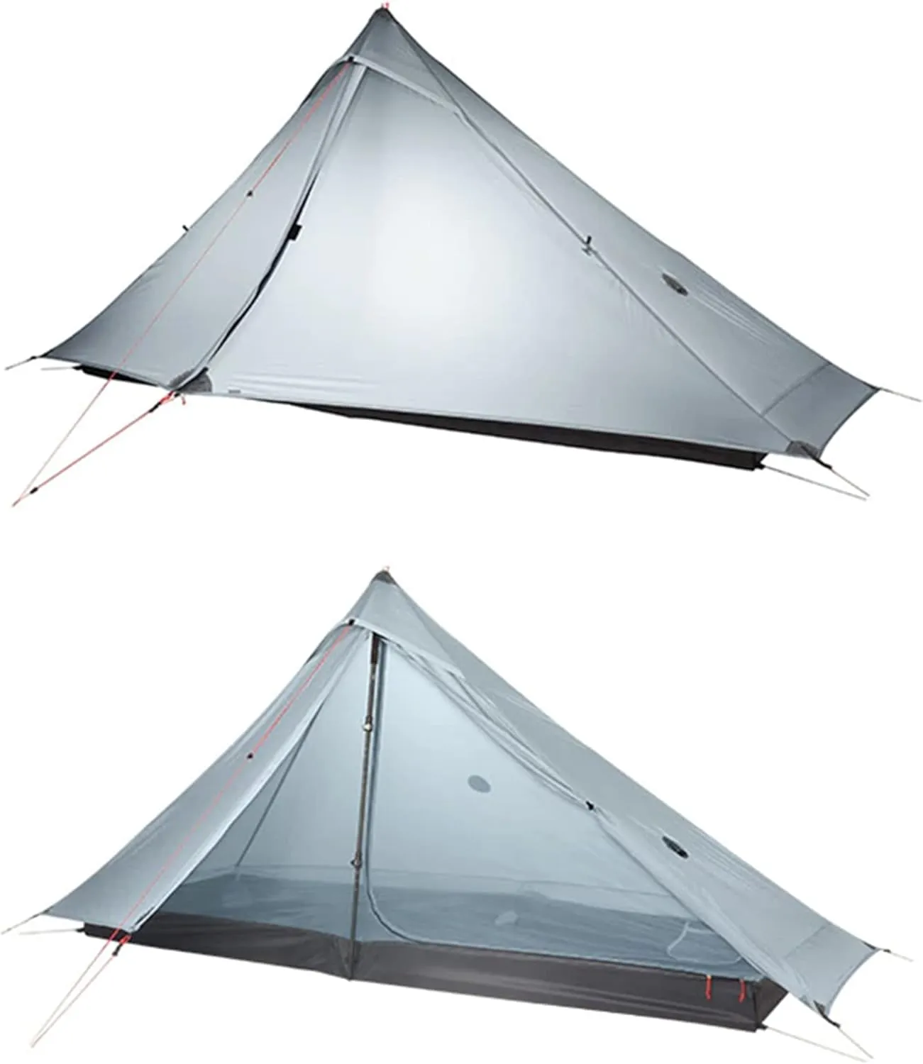 3F UL Gear Lanshan Pro Ultralight Tent 3-Season Camping Tent, Ideal for Camping in The Garden,Outdoor Lightweight Camping Shelter and Hiking Tent