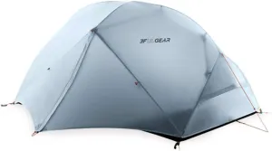 3F UL Gear Waterproof 1/2Person Camping Tent, Windproof Outdoor 3/4Seasons Tent, Portable Camping & Hiking Tent Shelter for Backpacking