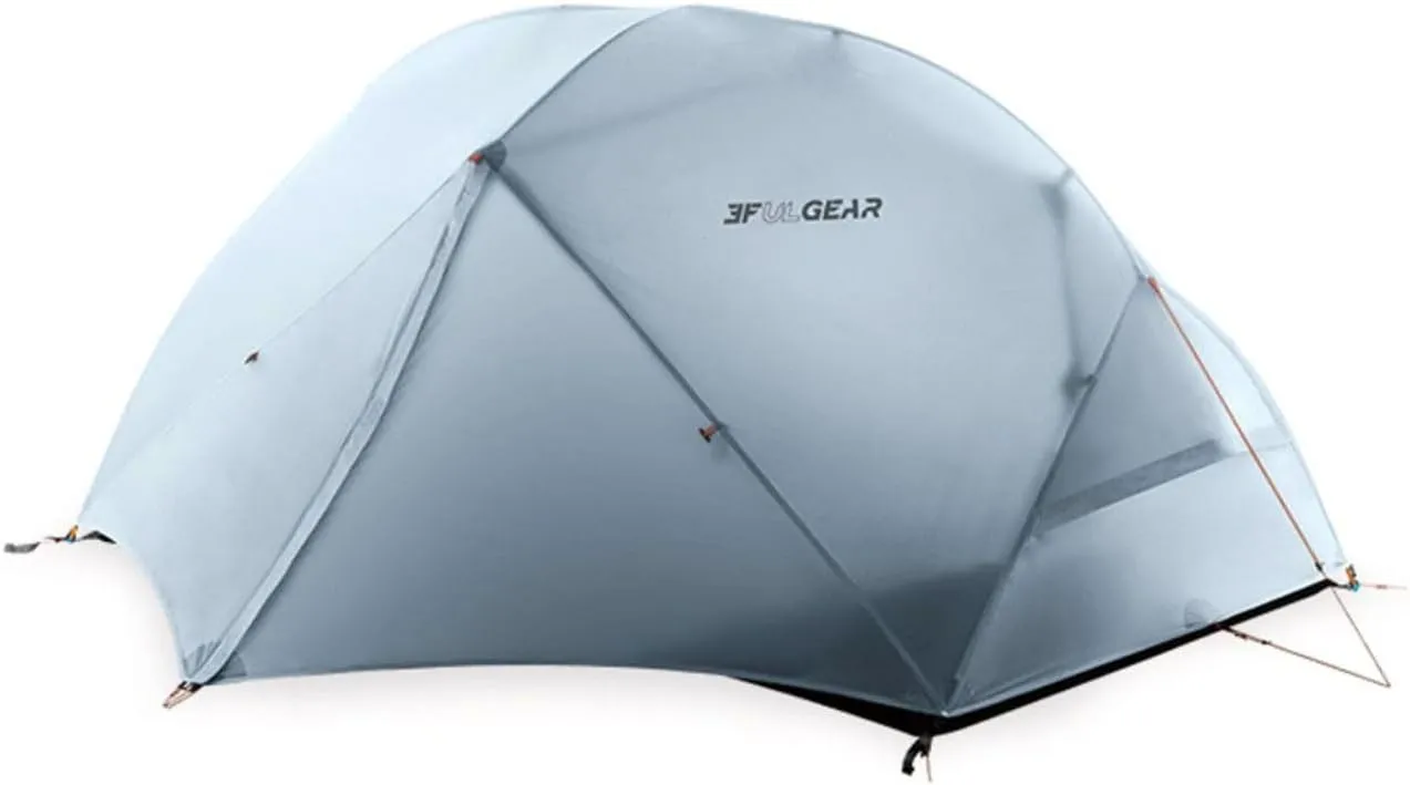 3F UL Gear Waterproof 1/2Person Camping Tent, Windproof Outdoor 3/4Seasons Tent, Portable Camping & Hiking Tent Shelter for Backpacking