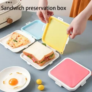 3pcs Reusable Silicone Sandwich Keeper Set