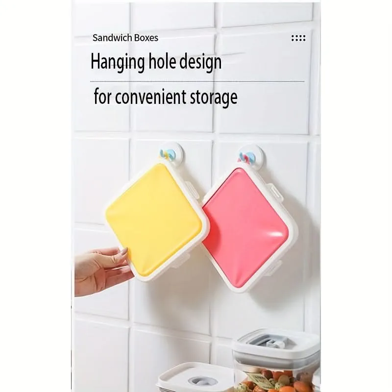 3pcs Reusable Silicone Sandwich Keeper Set
