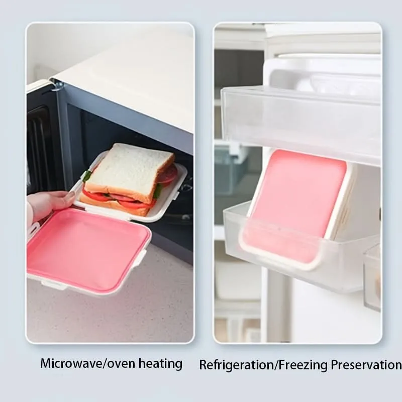 3pcs Reusable Silicone Sandwich Keeper Set