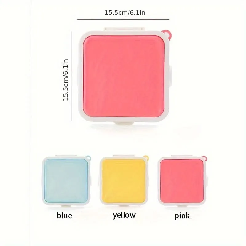 3pcs Reusable Silicone Sandwich Keeper Set