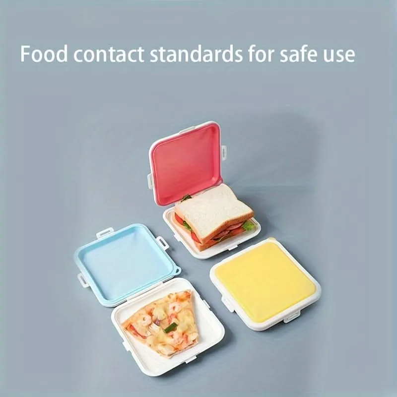 3pcs Reusable Silicone Sandwich Keeper Set