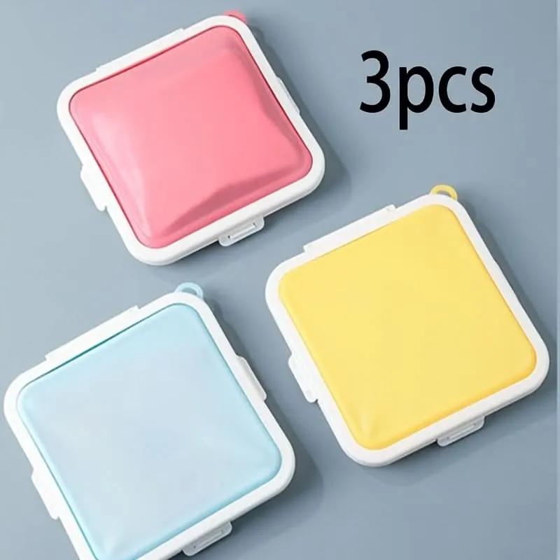 3pcs Reusable Silicone Sandwich Keeper Set