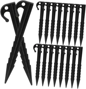 40pcs Tent Stakes Camping Tent Waterproof Stakes for Ground Storage Bag