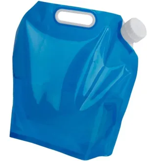 4Pcs Collapsible Outdoor Water Bag Portable Space Saving Drinking Water Container for Camping Hiking and Travel Durable Pe Material Lightweight and Foldable Blue