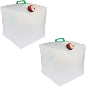 5 Gal Collapsible Water Container Plastic Water Bag Carrier BPA Free Water Storage Tank for Hiking Camping