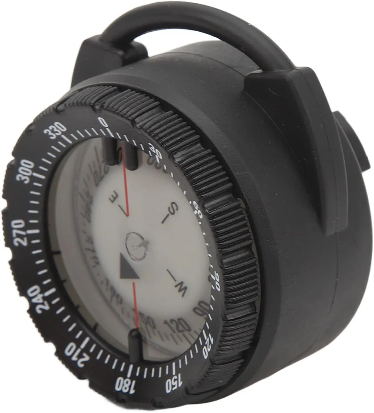 50M Underwater Diving with Luminous Magnetic Needle & Secure Pipe Clamp for Diving and Sports.