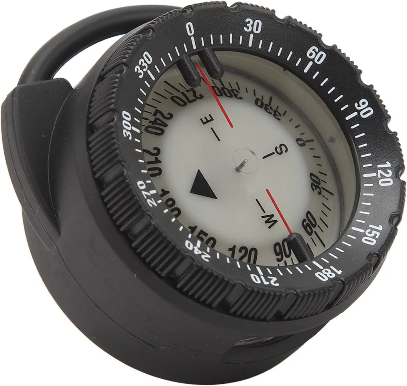 50M Underwater Diving with Luminous Magnetic Needle & Secure Pipe Clamp for Diving and Sports.