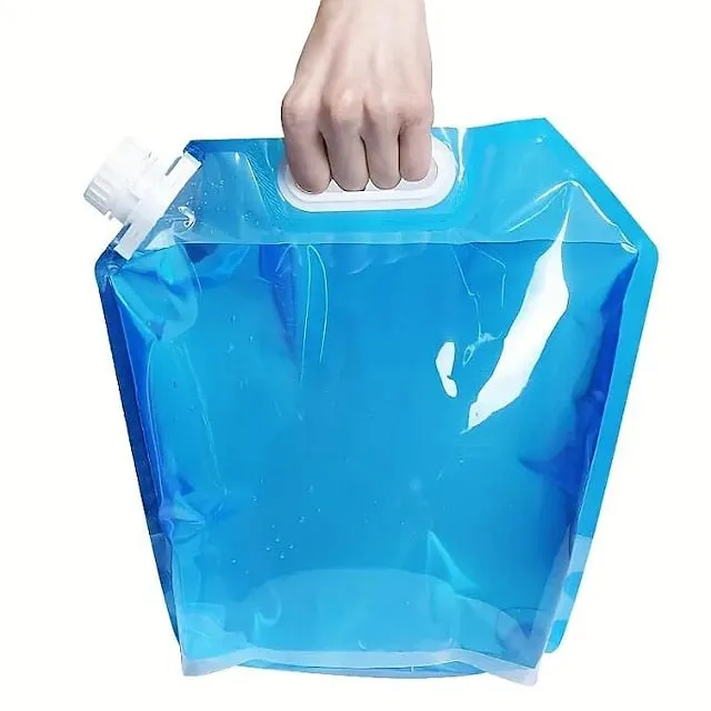 5L/10L Outdoor Camping Water Bag, Portable, Foldable & Collapsible Water Container for Hiking, Picnics, BBQs & More